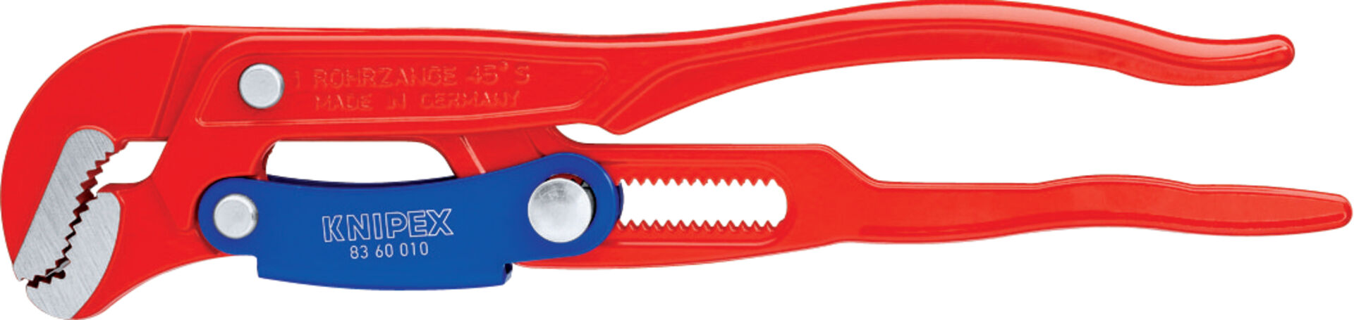 KNIPEX 83 60 015 Rohrzange S-Maul Schnelleinst.rot pulverbesch. 420mm