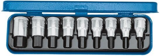 GEDORE Schraubendreher Set 1/2" 9-teilig innensechskant ZOLL IN 19 PA 6156410