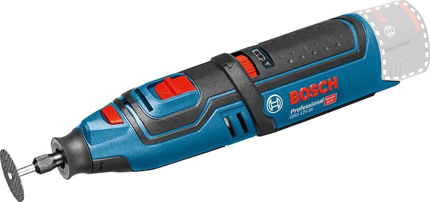 BOSCH Akku-Rotationswerkzeug Clic & Go GRO 12V-Li + L-Boxx