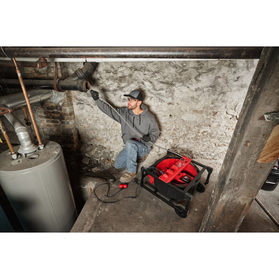 MILWAUKEE Akku-Rohrreiniger M18 HSFSM-0 ohne Akku & Ladegerät mit flexibler Welle