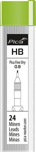 PICA Ersatzminen Set H graphit Tieflochmarker Pica Fine-Dry 24 Stück