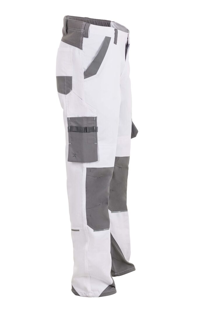 PLANAM Bundhose Norit Gr. 24 weiß/zink