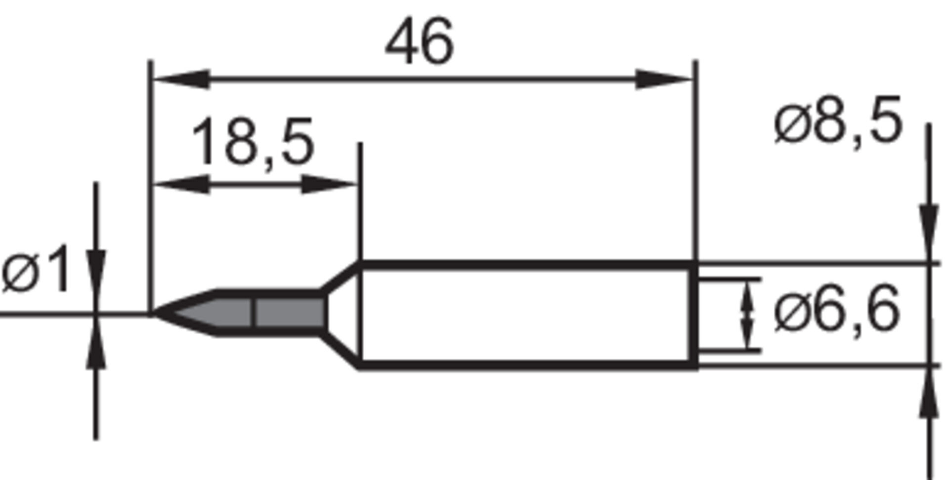 ERSA LOETSPITZE BLEISTIFTSPIT 1,0mm SB
