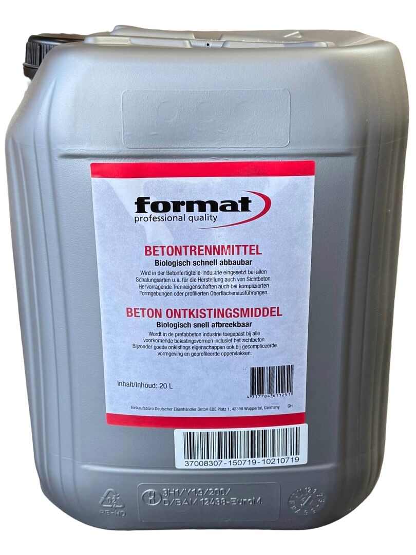 Betontrennmittel Kanister 20Ltr. FORMAT