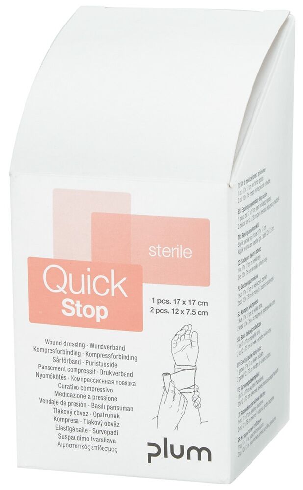 PLUM Wundverband QuickStop Set 3St.