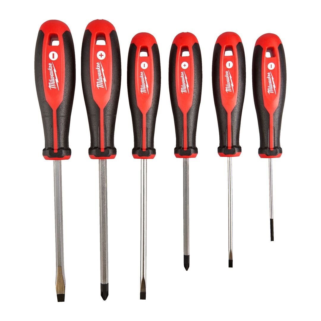 MILWAUKEE Schraubendreher Set 6-teilig PH/SL Tri-Lobe