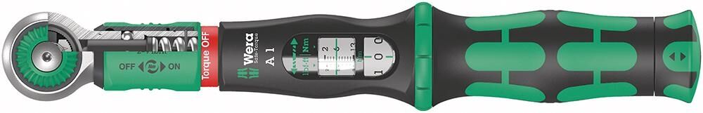 WERA Drehmomentschlüssel 1/4" vierkant 2-12Nm SafeTorque