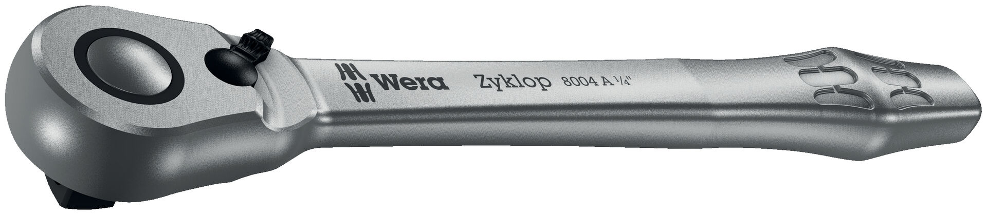 WERA Metall-Knarre mit Umschalthebel 1/4" Antrieb 8004 A Zyklop