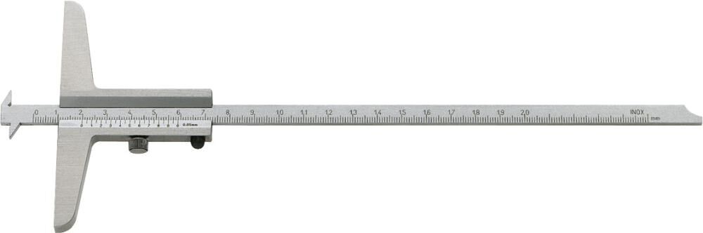 FORTIS Breiten- und Tiefenmessschieber 300mm 1/50