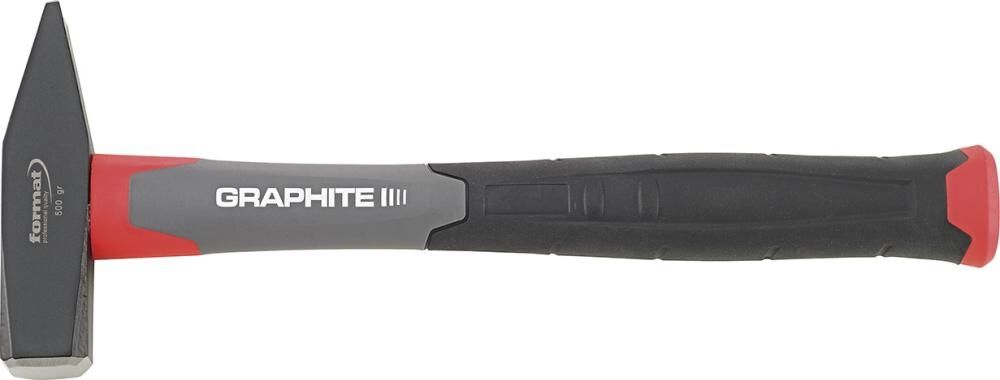 FORMAT Schlosserhammer 500g Mehrkomponenten-Glasfaser-Graphit-Stiel