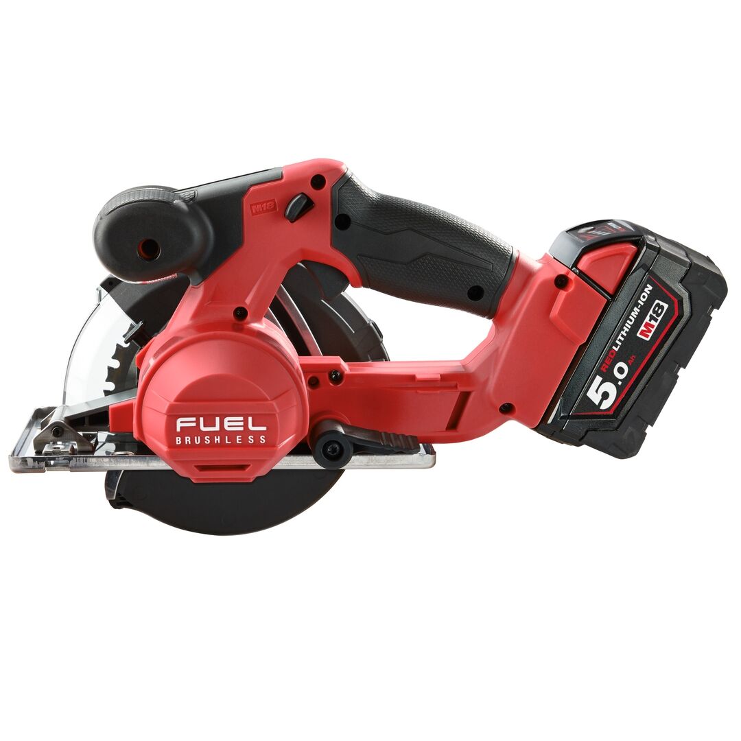 MILWAUKEE Akku-Metallkreissäge M18 FMCS-502X 2x18V 5Ah Ladegerät