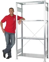 FORMAT Steckregal 1GF + 2AF 200x100x60cm