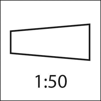 FORMAT Kegelreibahle Reibahle 12,0mm DIN2179 HSSE