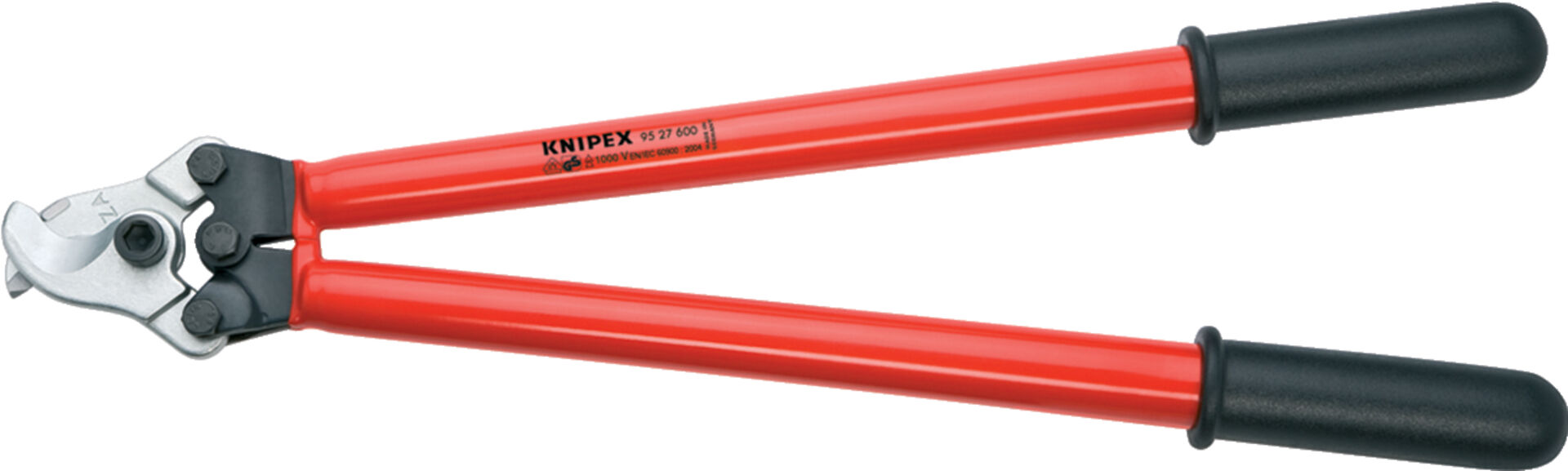 KNIPEX Kabelschere 600mm Zweihandbedienung tauchisoliert VDE 95 27 600