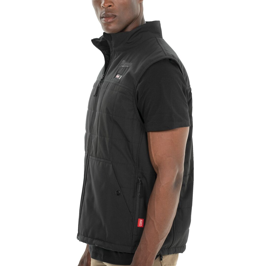 MILWAUKEE Akku-Thermo-Steppweste Herren M12HPVBL2-0 schwarz XXL