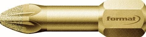 FORMAT Diamant-Bit 1/4" PZ 3x25mm DIN3126 C 6,3