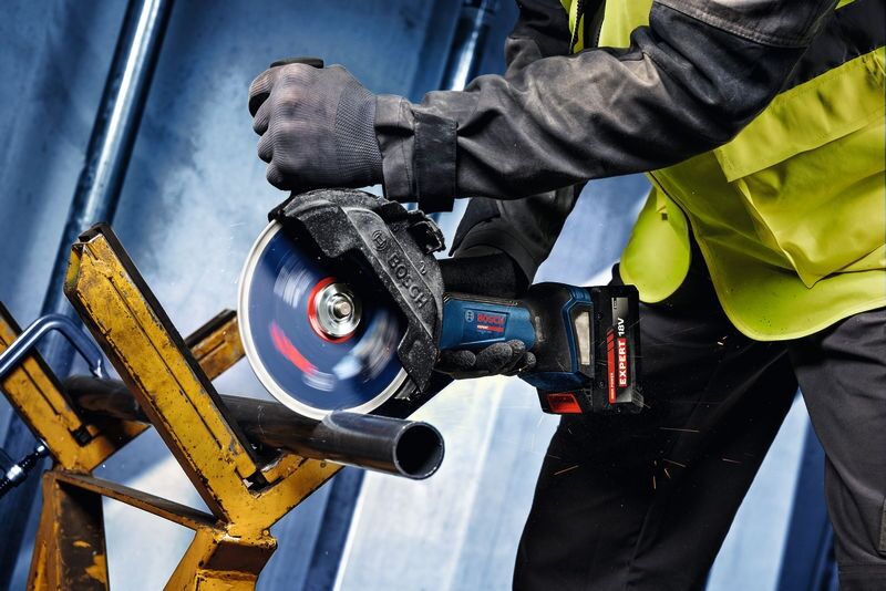 BOSCH EXPERT Akku-Winkelschleifer EXWS18V-180P, solo, in L-BOXX