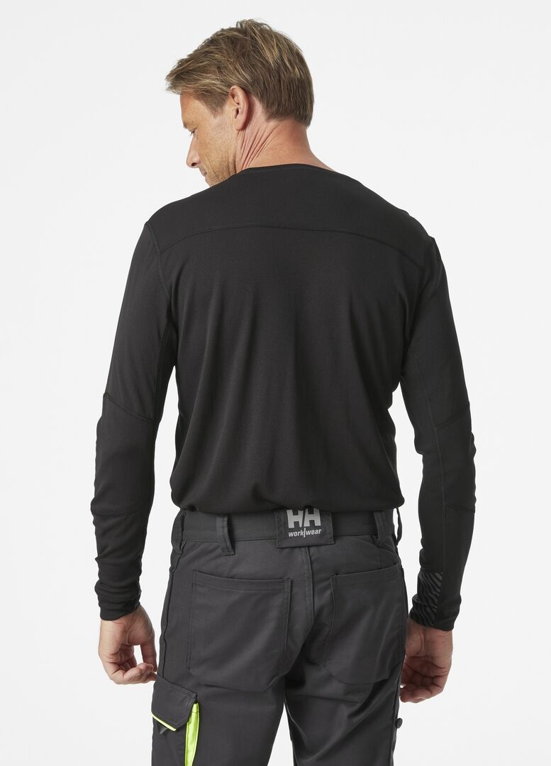 HELLY HANSEN Langarm-Shrit Lifa 75117 Gr. L black