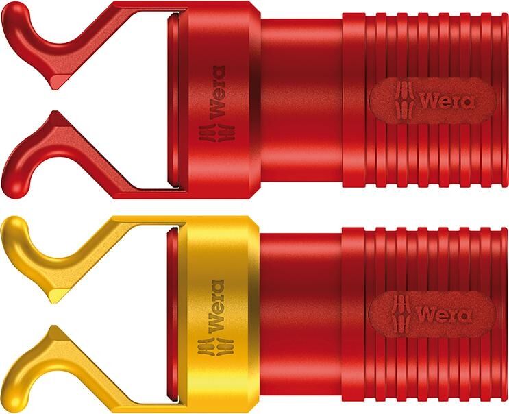 WERA Schraubkrallen Set VDE 4,5 6,0mm + 6,0 8,5mm 2-teilig rot 1440 1142