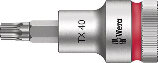 WERA Schraubendreher-Einsatz 1/2" T40x 60mm Haltefür