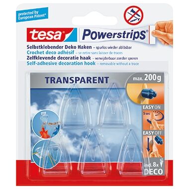 TESA Dekohaken Powerstrips 58900-00013 30mm tr 5St./Pack.
