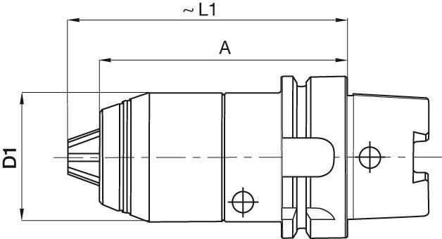FORMAT CNC-Kurzbohrfutter für Rechts- & Linkslauf DIN69893-A