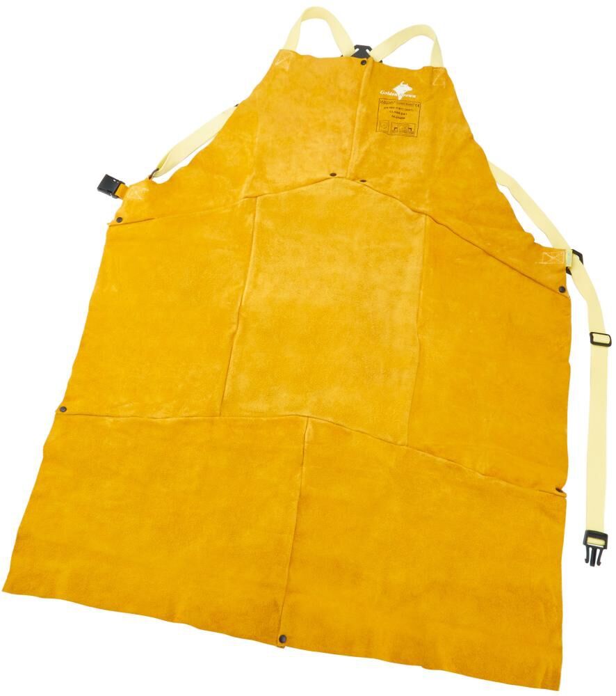 WELDAS Schweißerschürze GOLDEN BROWN Spaltleder 107x80cm 44-2142 W