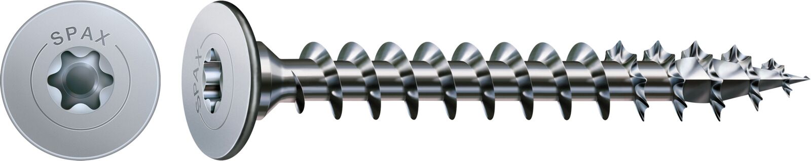 SPAX Rückwandschraube T10 3,5x30mm Flachrückwandkopf Vollgewinde T-STAR+ 4CUT WIROX 300 Stück
