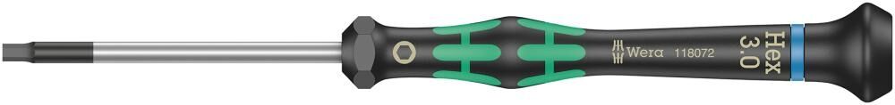 WERA Elektronik-Schraubendreher innensechskant 3mm