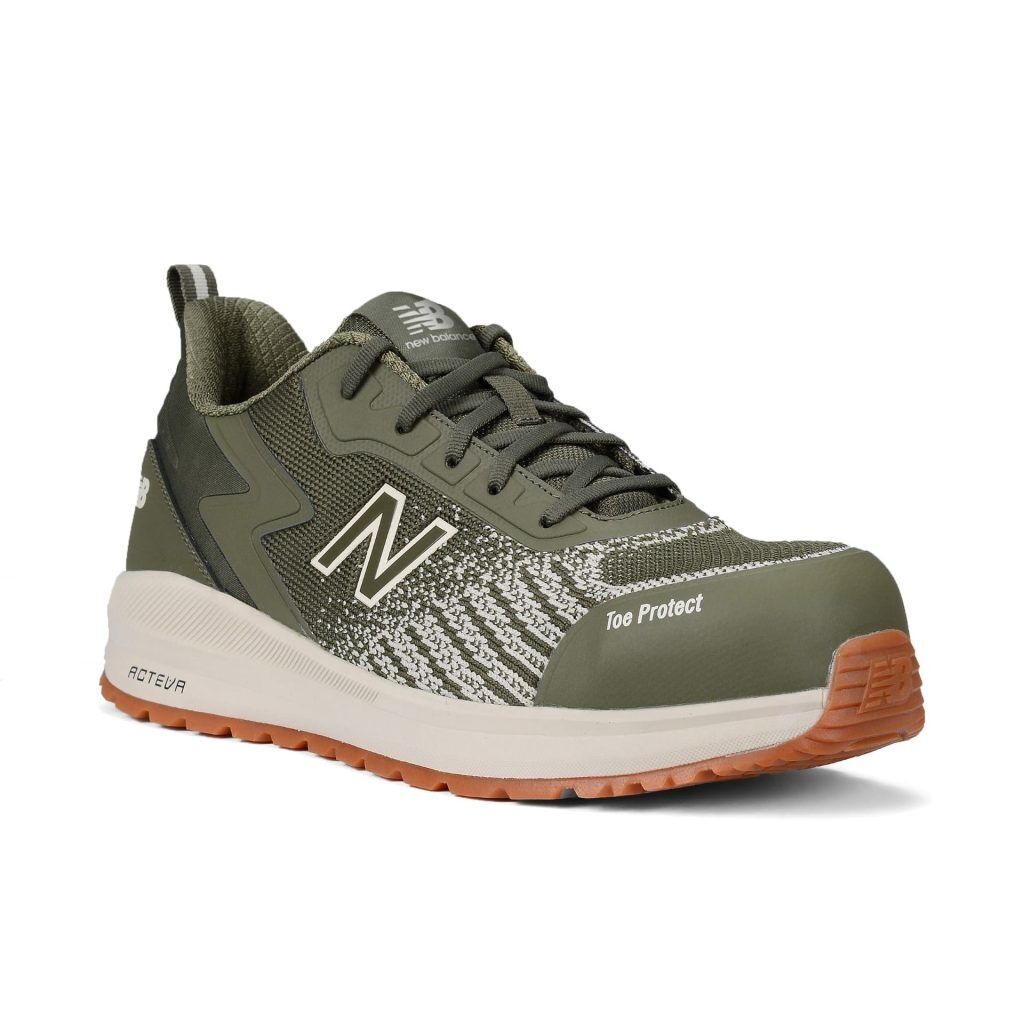 NEW BALANCE Sicherheits-Halbschuh Speedware Gr. 40,5 W11 S1P ESD HRO olive MIDSPWRBOA