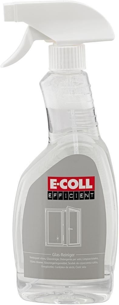 E-COLL Glasreiniger 500ml Sprühflasche Efficient WE-EE