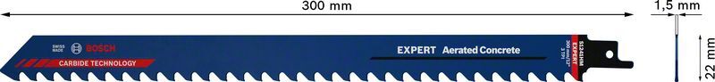BOSCH Säbelsägeblatt S1241HM EXPERT Areated Concrete VE 3