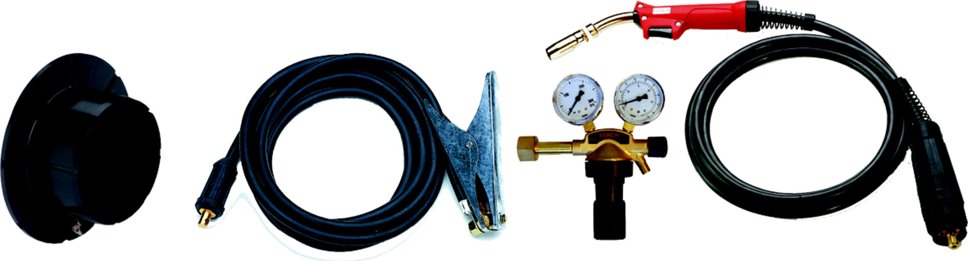 LORCH MIG-MAG Schweißanlage mit Zubehör M 222 Brenner ML 1500,3m für 230V/400V