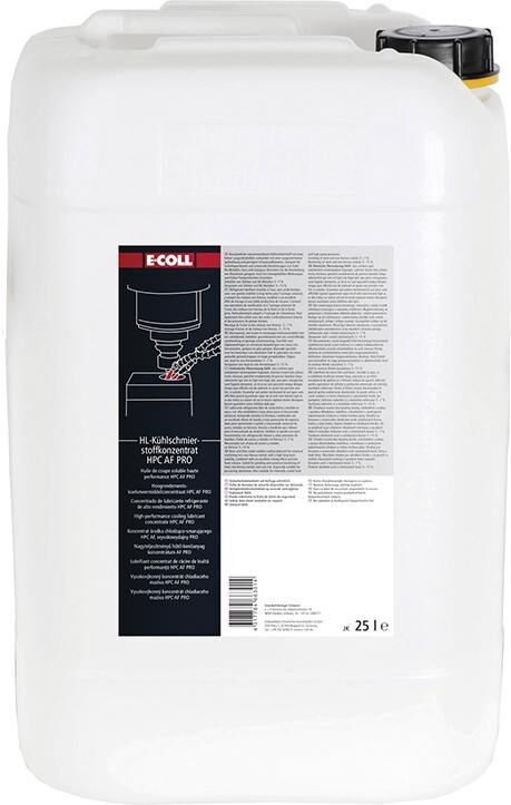 E-COLL Hochleistungs-Kühlschmierstoff HPC & AF Konzentrat PRO 25L