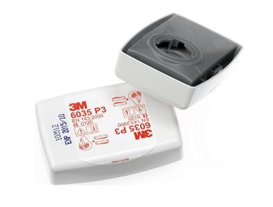 3M Partikelfilter im robusten Kunststoffgehäuse 6035 P3R