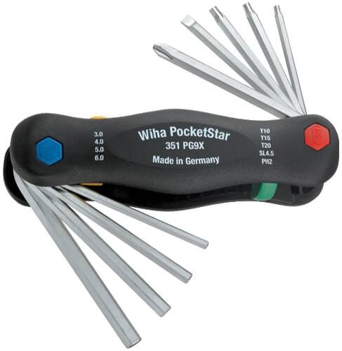 WIHA Klapphalter Gemischt 9tlg. PocketStar