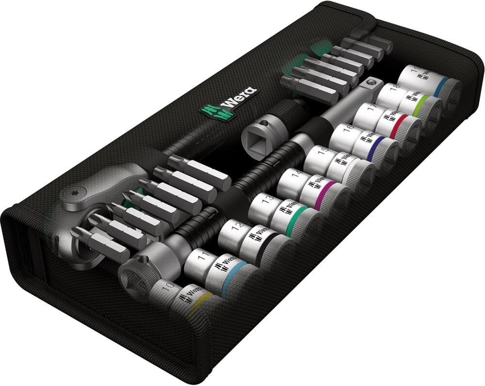 WERA Steckschlüssel Set 1/2" ZYKLOP speed 28-teilig