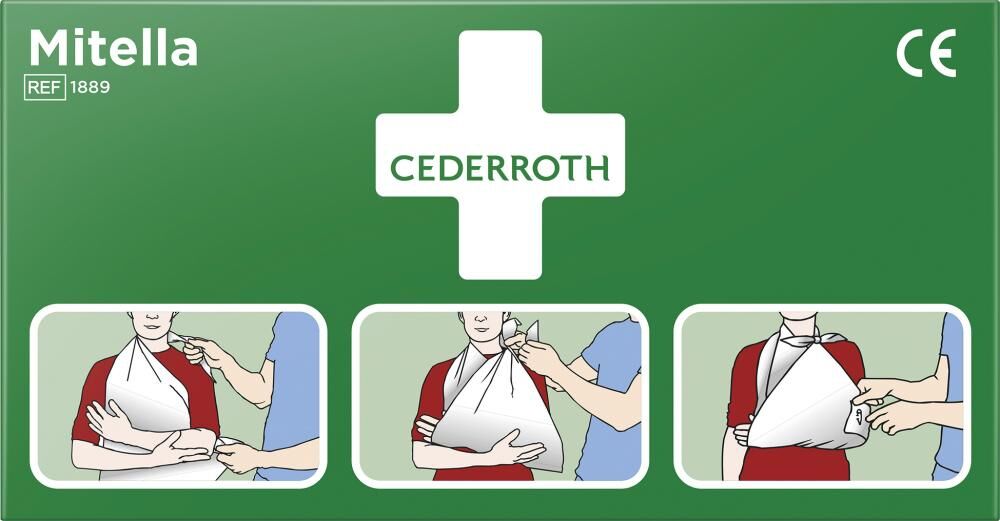 CEDERROTH Bandage/Kompresse für Arm/Kopf 2 Stück