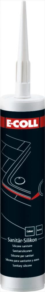 E-COLL EU Sanitär Silikon 310ml grau