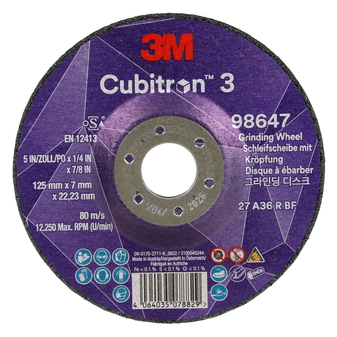 3M Schruppscheibe Cubitron III 125x7x22,23mm