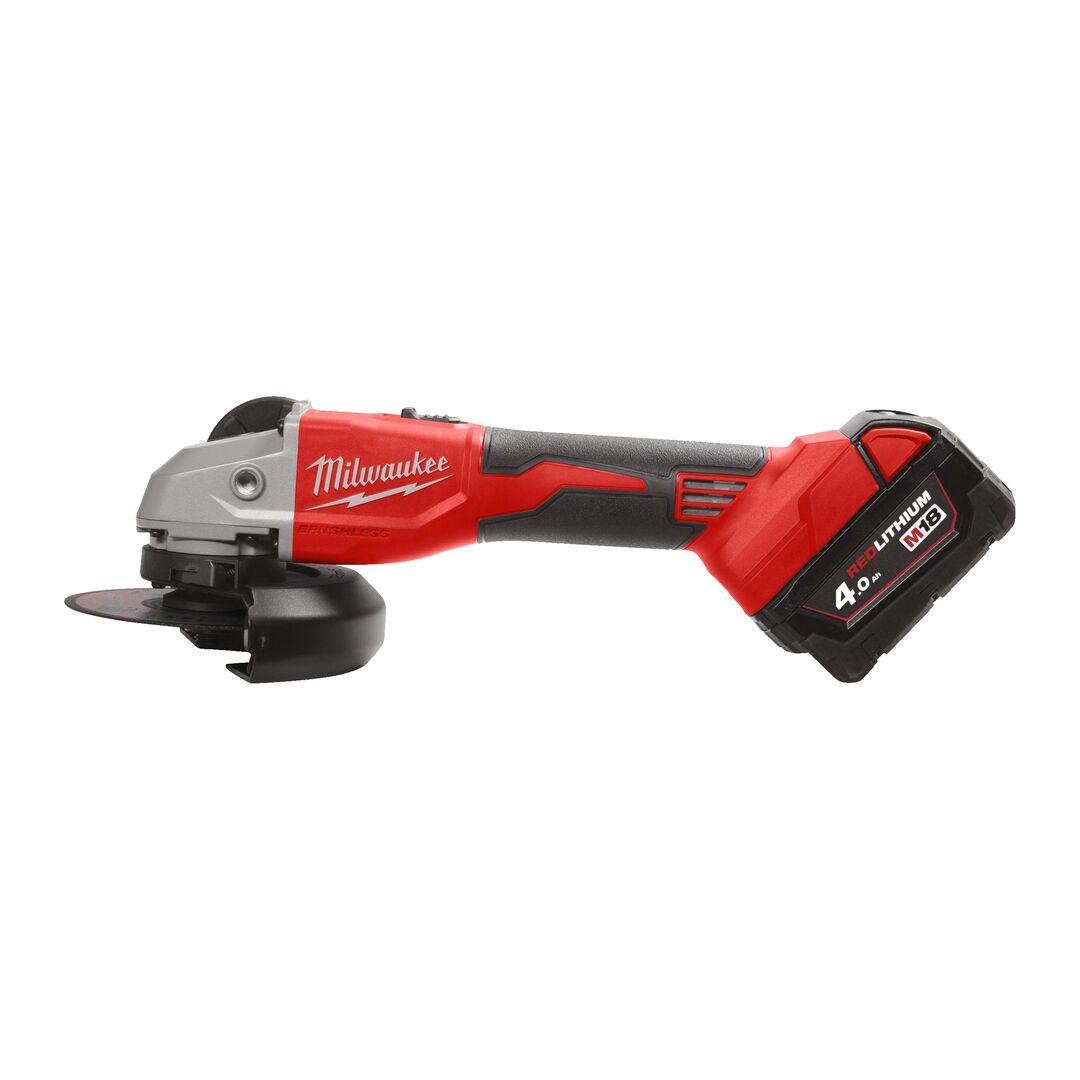 MILWAUKEE Akku-Winkelschleifer M18 BLSAG125X-402X 2x18V 4Ah Ladegerät