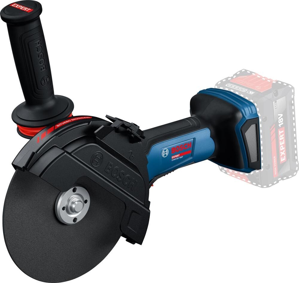 BOSCH EXPERT Akku-Winkelschleifer EXWS18V-180P, solo, in L-BOXX