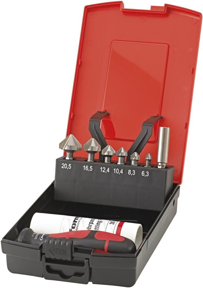 FORMAT Kegelsenker Bit Set 6,3-20,5mm 90 Grad HSS