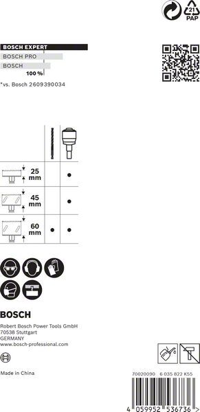 BOSCH PowerChange Plus Adapter Hex 11mm HSS-G 7,15x105mm