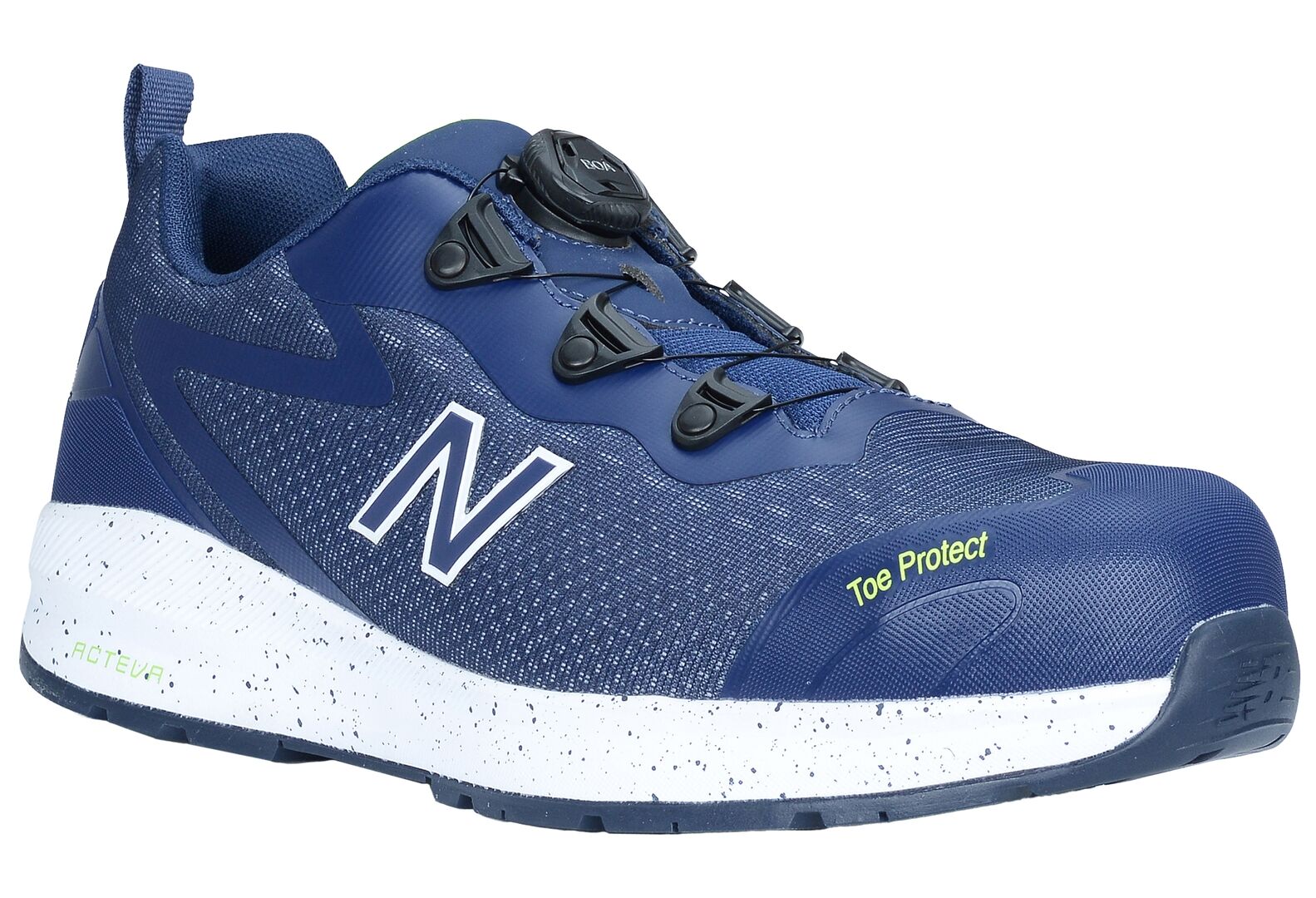 NEW BALANCE Sicherheitsschuhe Logic BOA Gr. 45,5 W11 S1P HRO blau/gelb MIDLOGIBOA
