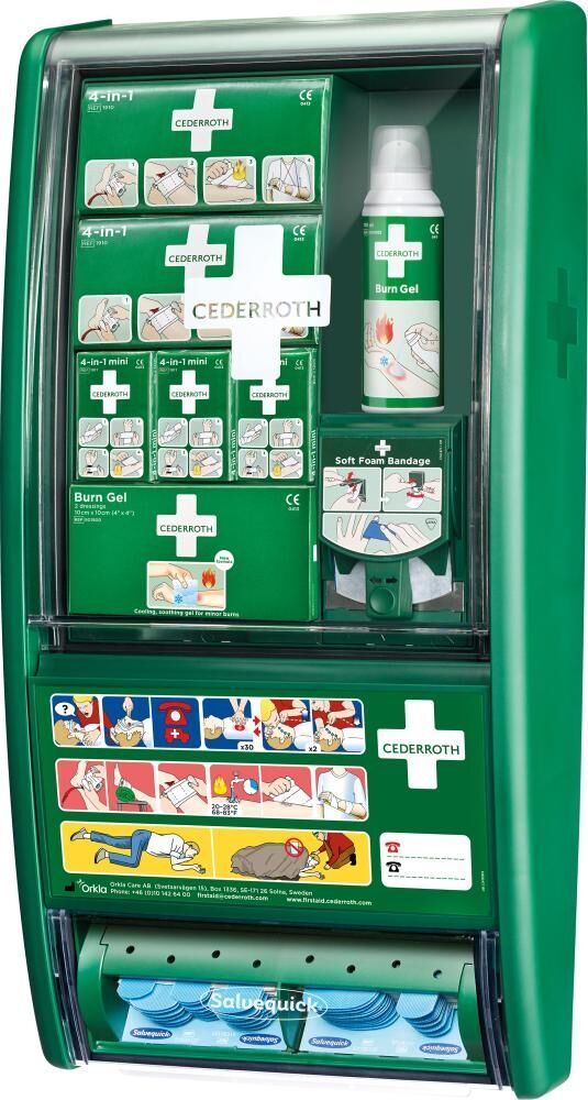 CEDERROTH ErsteHilfe-&Verbrennungs station incl.