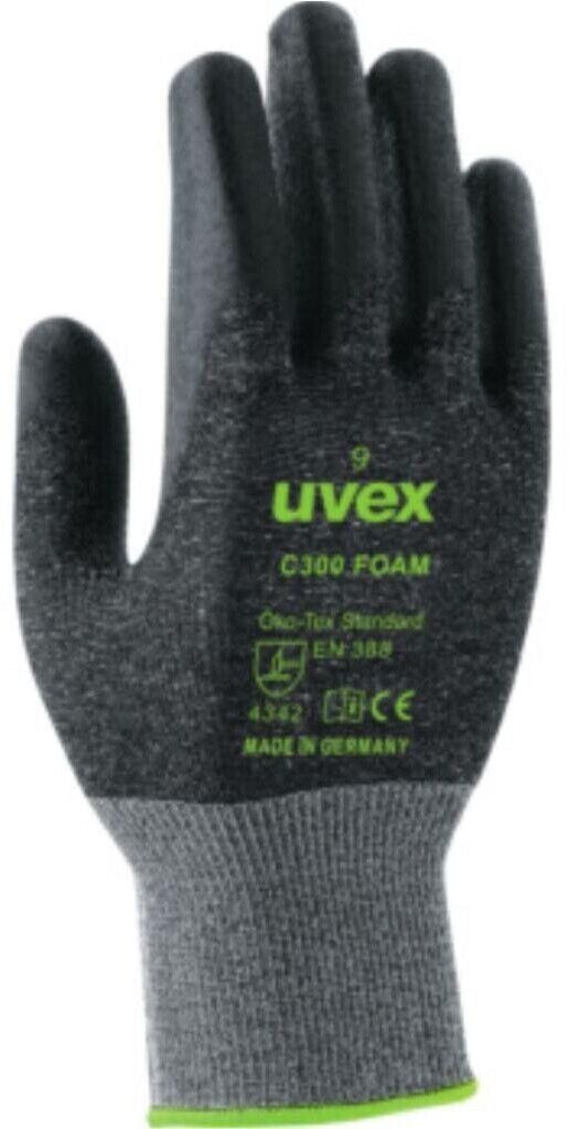 UVEX Schnittschutz-Handschuh C300 foam Gr. 9 Schaumbeschichtung gr/schw 6054.4