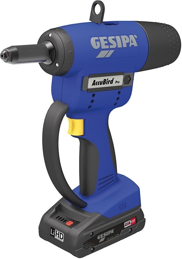 GESIPA Akku-Blindnietgerät AccuBird Cas 1A-1L 1x 2,0Ah Ladegerät in L-BOXX