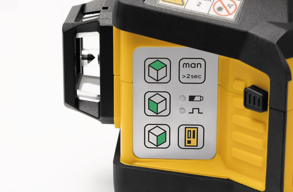 STABILA Multilinien-Laser LAX 600G 12V 7-tlg. Set 3x360° Greenbeam-Linien