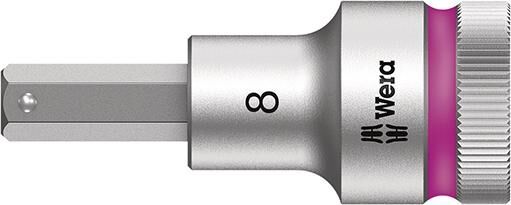 WERA Schraubendrehereinsatz 1/2" 8x60mm sechskant Haltefunktion